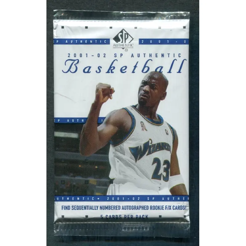 2001/02 Upper Deck SP Authentic Baskeball Unopened Pack (Hobby)