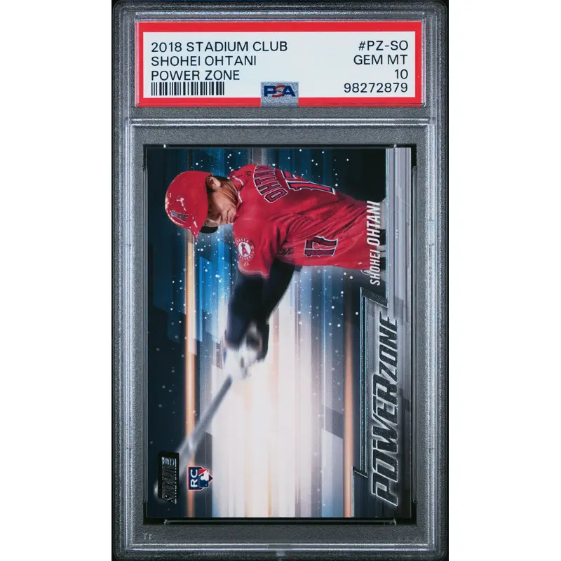 Shohei Ohtani 2018 Topps Stadium Club Power Zone PSA 10 Gem Mint