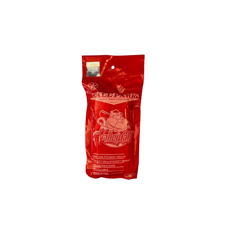 ValleyCats poncho - Adult red