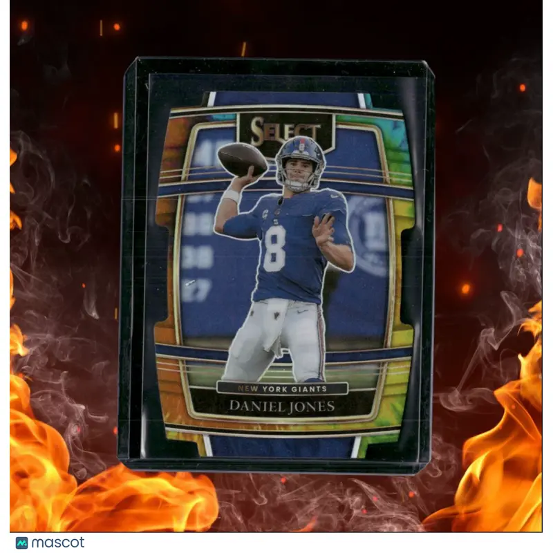 2021 Panini Select Daniel Jones Tie-Dye Die-Cut Prizm 24/25 #26