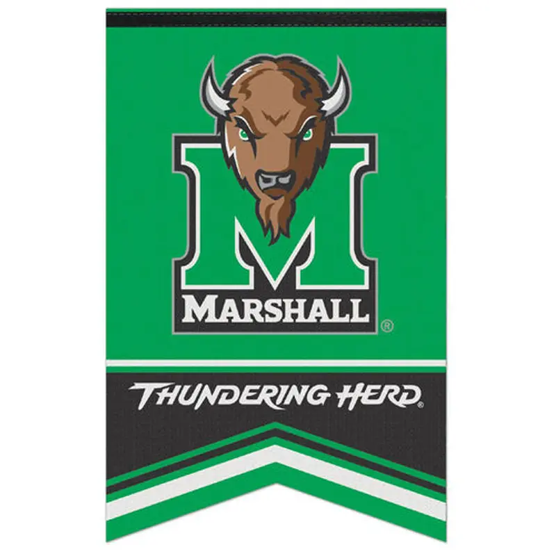 Marshall University Thundering Herd NCAA Team Premium Felt Banner - Wincraft Inc.