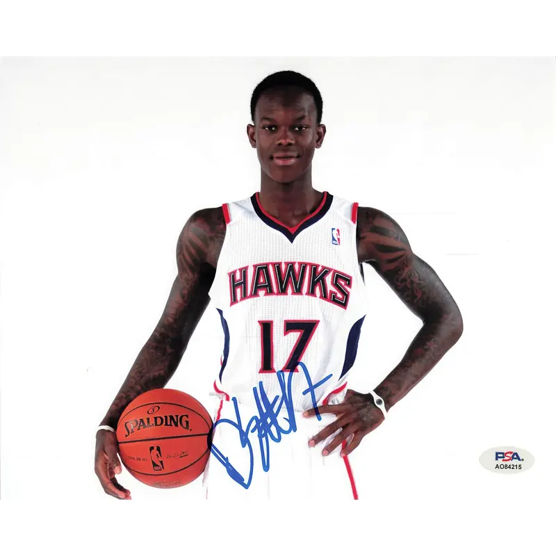 Dennis Schroder signed 8x10 photo PSA/DNA Atlanta Hawks Autographed