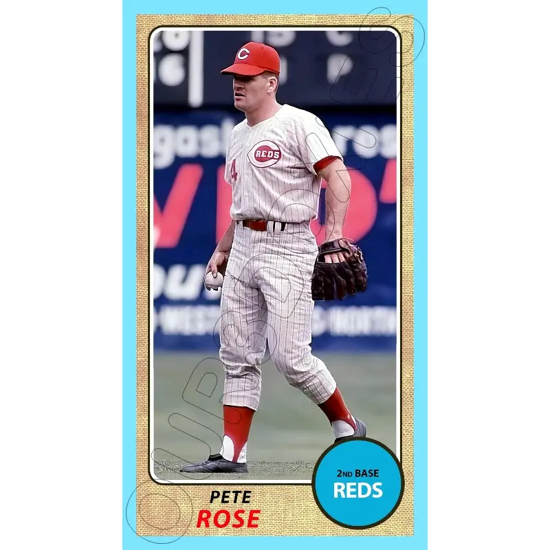 Pete Rose 1968 Topps Tall Boy Custom Card - 4643