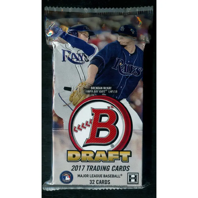 2017 Bowman Draft Baseball Unopened Jumbo Pack (Hobby) (32)