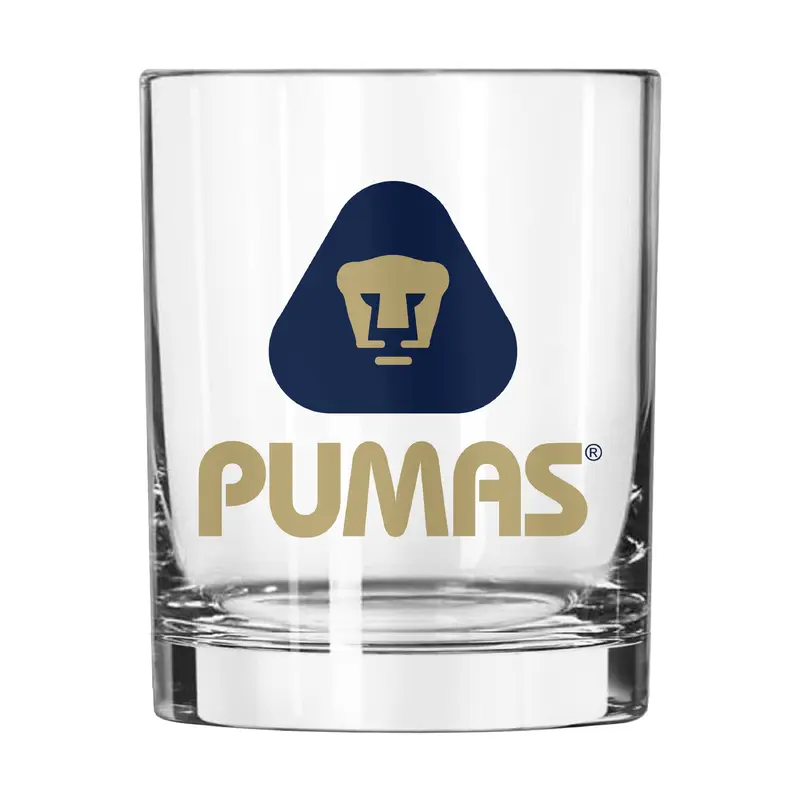 Pumas FC 14oz Logo Rocks Glass