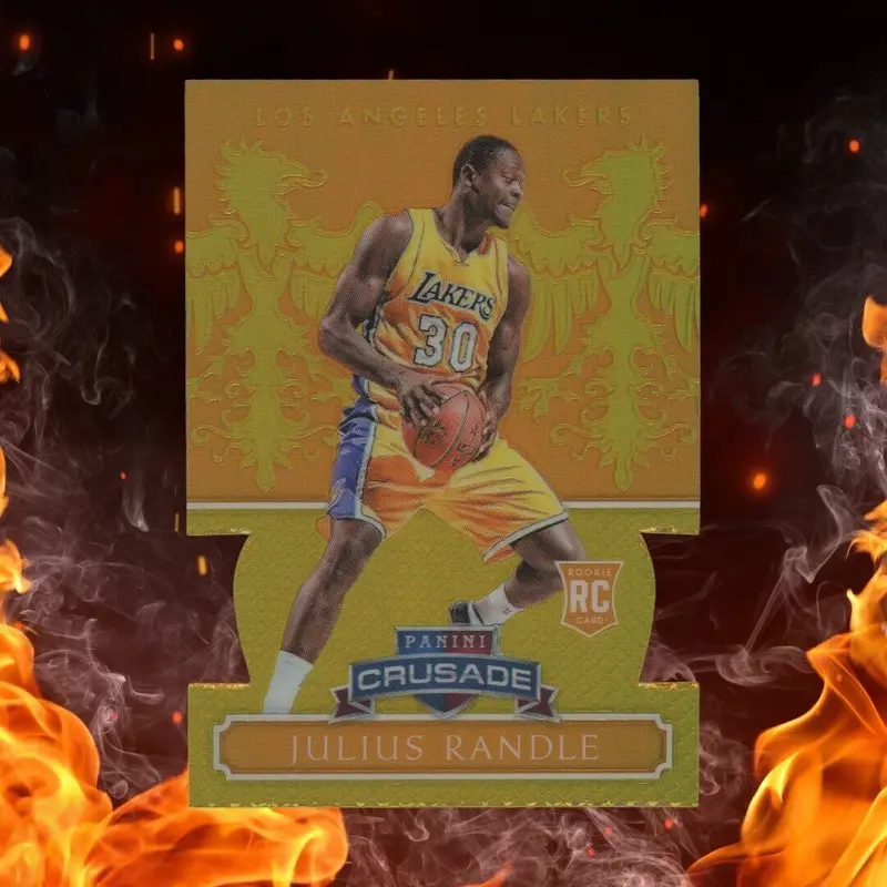2014-15 Panini Excalibur JULIUS RANDLE Rookie Crusade /60 Orange Die-Cut #172