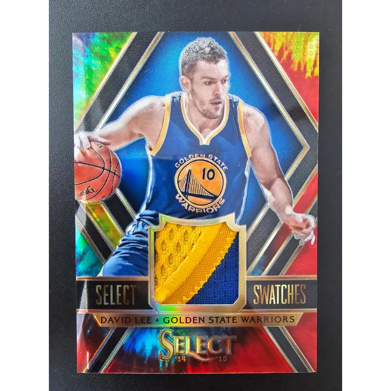 2014-15 Panini Select - Swatches - Tie-Dye Prizm - David Lee #17 /25