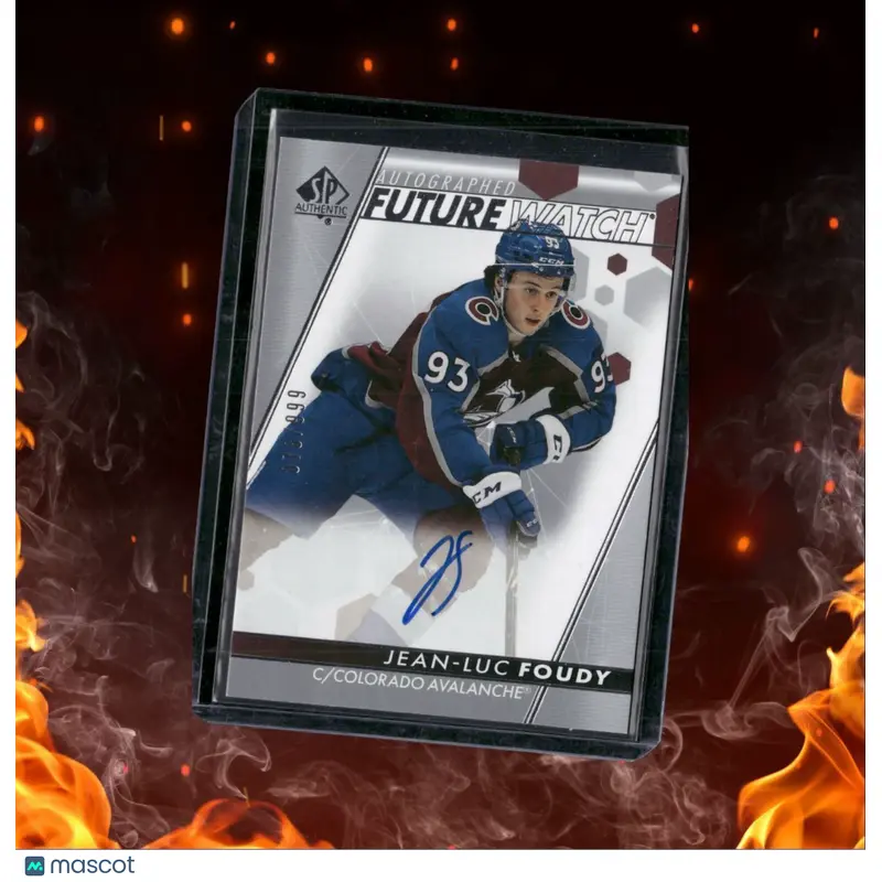 2022-23 SP Authentic Jean-Luc Foudy Future Watch Rookie Auto 078/999 #196