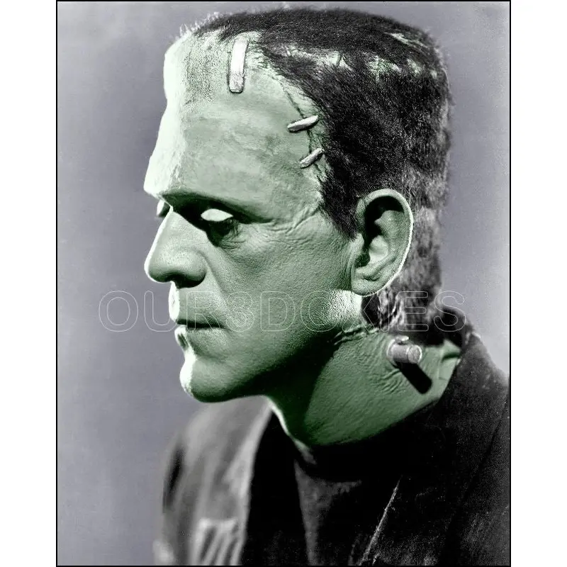 1935 Boris Karloff Colorized 8X10 Photo - Bride Of Frankenstein - 29
