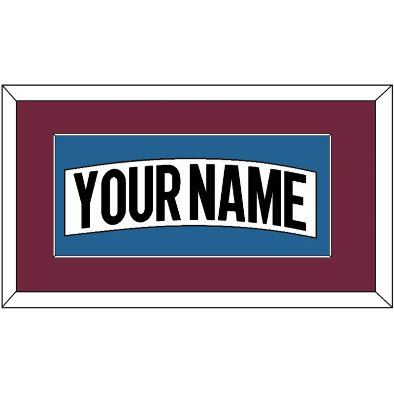 Colorado Nameplate - Road White (2017-2021) - Single Mat 2