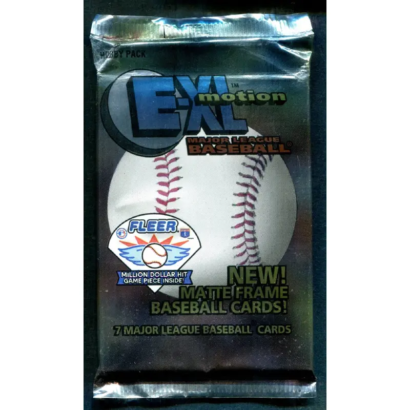1996 Fleer E-XL Motion Baseball Unopened Pack (Hobby) (7)