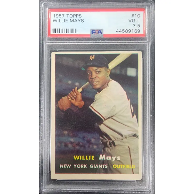 Willie Mays 1957 Topps #10 PSA 3.5 VG+
