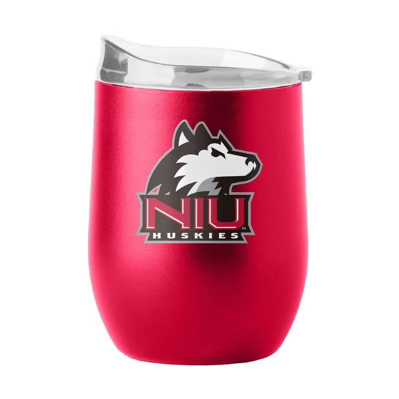 Northern Illinois 16oz Flipside Powder Coat Curved Bev