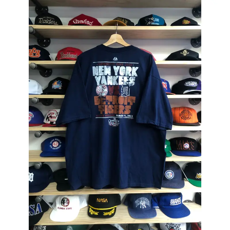 Deadstock Majestic 2011 New York Yankees Opening Day Tee Size 2XL