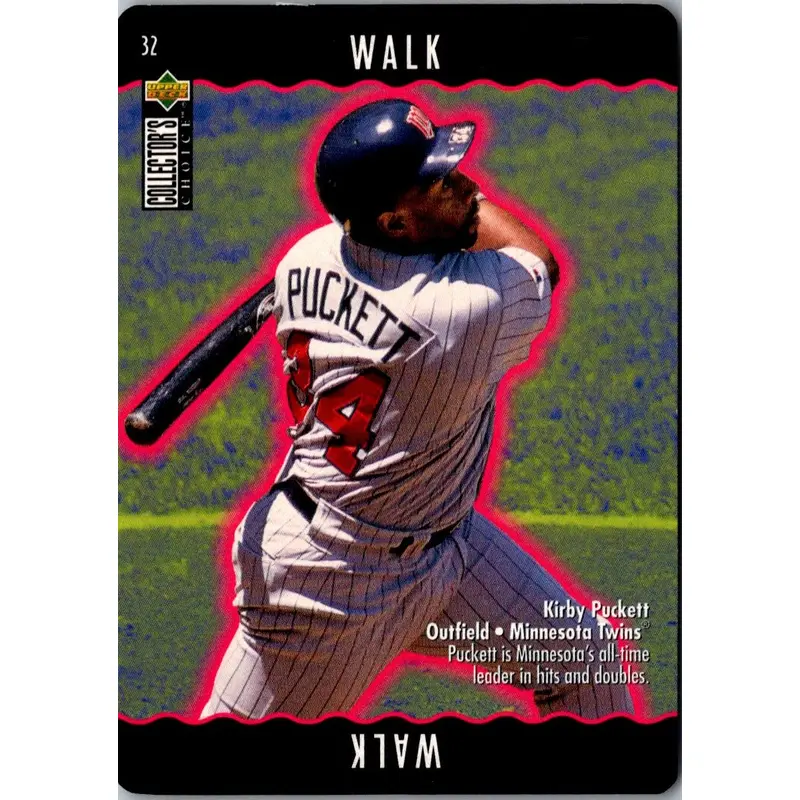 1996 Collector's Choice You Make the Play Kirby Puckett #32A
