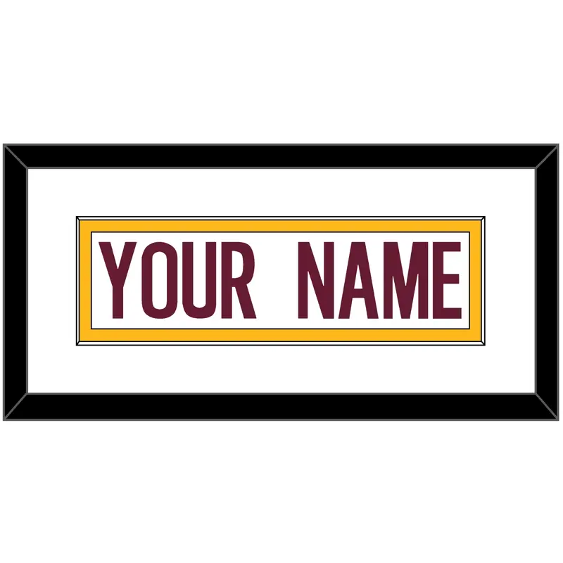 Washington Nameplate - Road White (2020-2021) - Single Mat 1