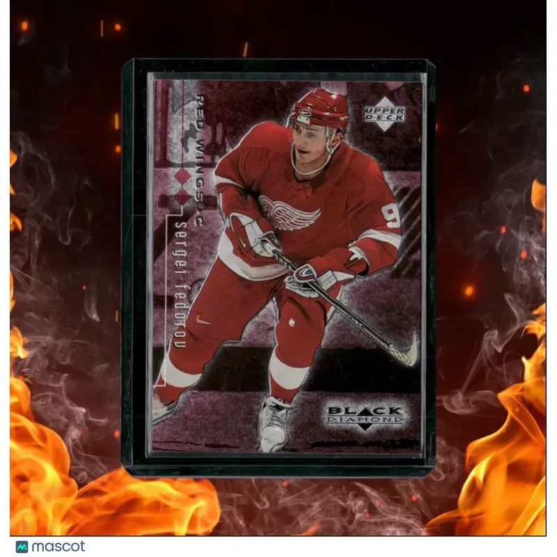 1998-99 Upper Deck Black Diamond Sergei Fedorov Red 0106/2000 #29