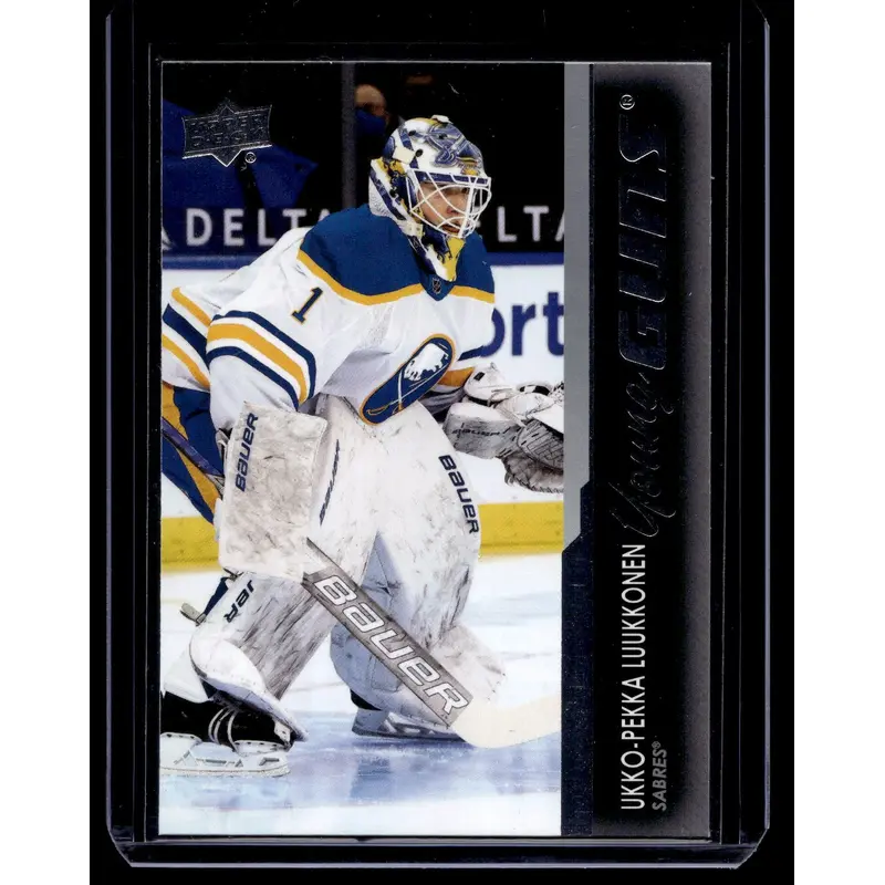 2021-22 Upper Deck - Young Guns - Ukko-Pekka Luukkonen #202 RC