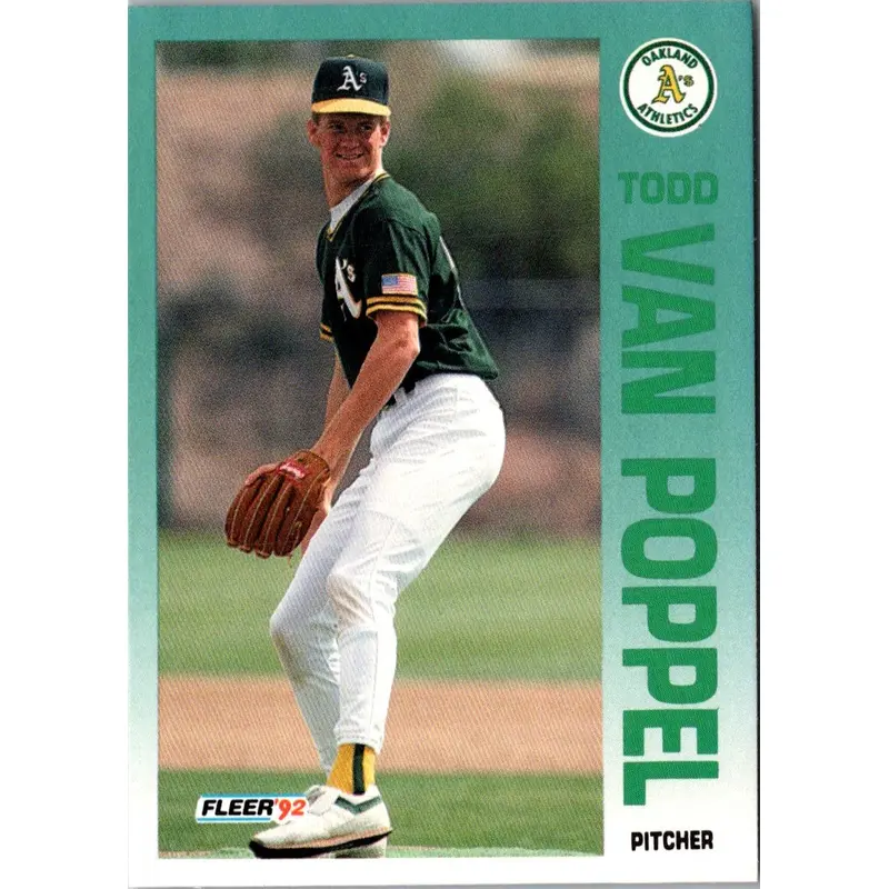 1992 Fleer Todd Van Poppel #269