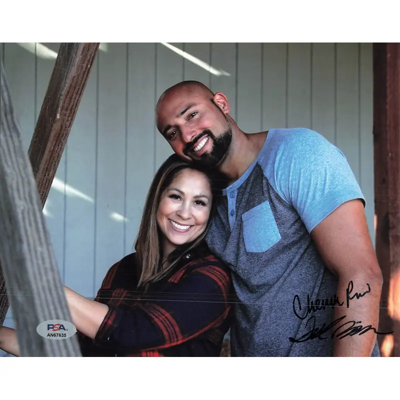 David and Chenoa Rivera signed 8x10 photo PSA/DNA Autographed