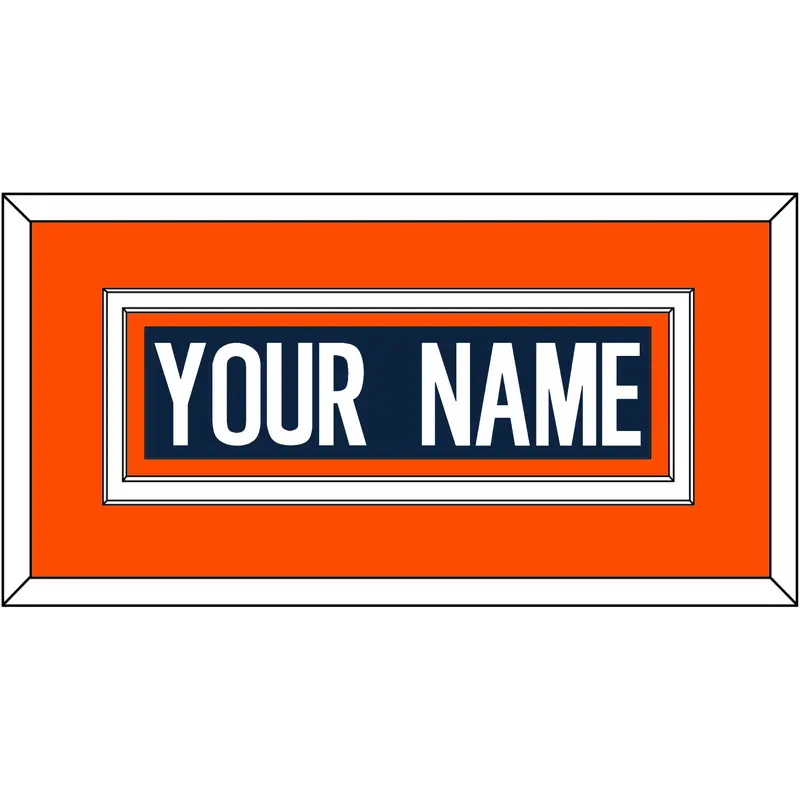 Denver Nameplate - Alternate Blue - Double Mat 3