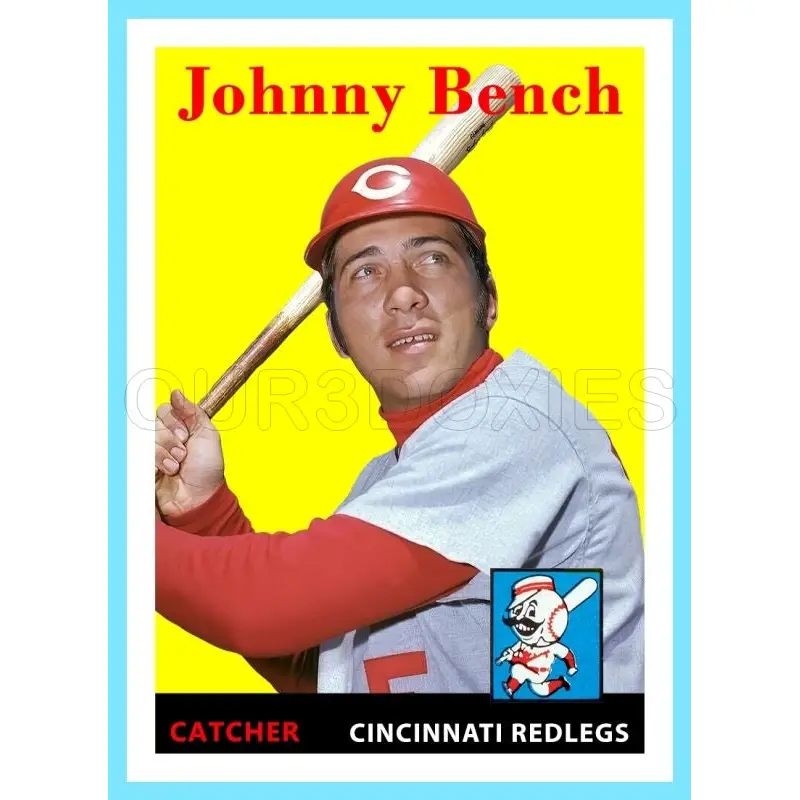 Johnny Bench 1958 Topps Custom Card - 4114