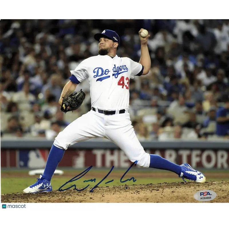 Luis Avilan Signed Photo PSA Los Angeles Dodgers