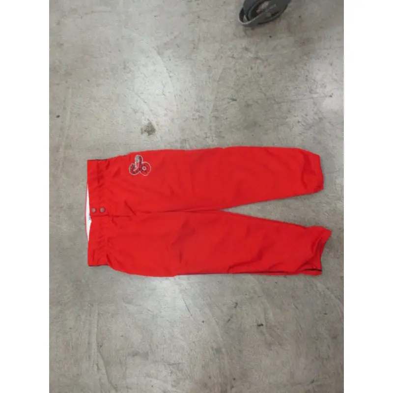 Used Intensity Red Softball Pants W/ Black Piping Girls XL