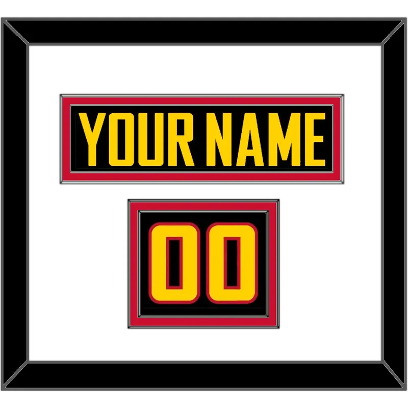 Vancouver Nameplate & Number (Shoulder) - Alternate Black - Double Mat 1