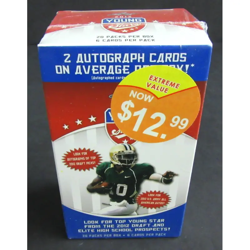 2012 Leaf Young Stars Football Blaster Box (20/6)
