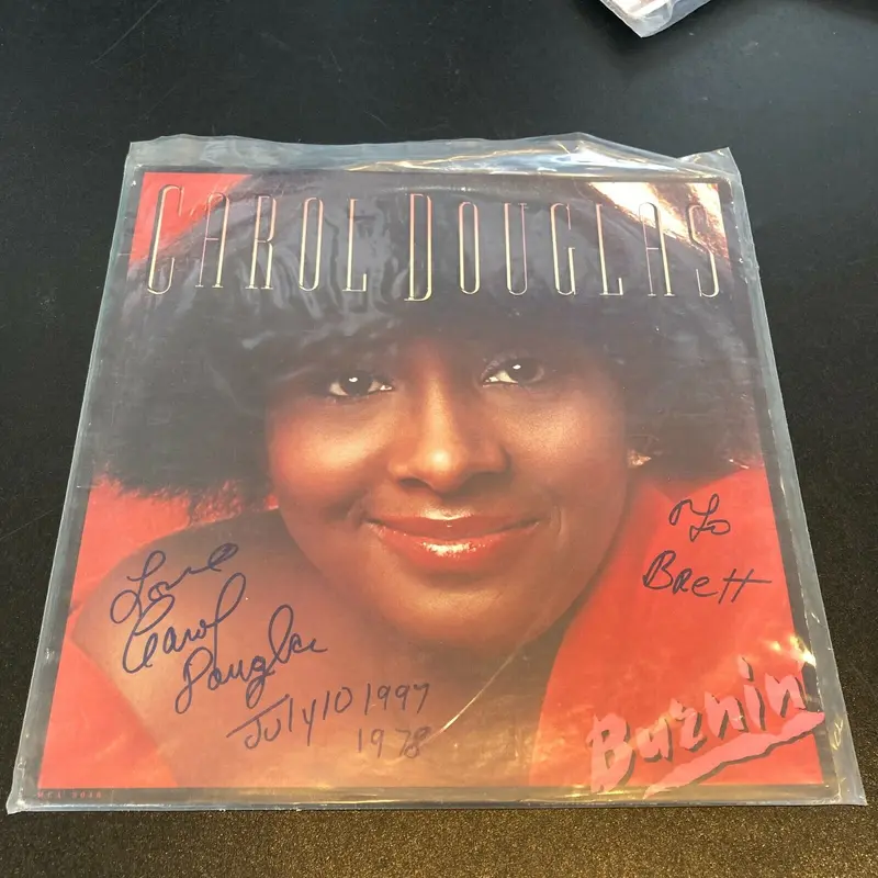 Carol Douglas Signed Autographed Vintage LP Record