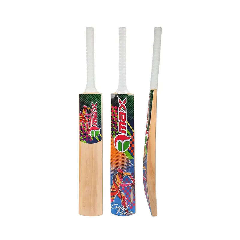 RMax Kashmir Willow Leather Ball Cricket Bat with Bat Cover | Kibi Sports