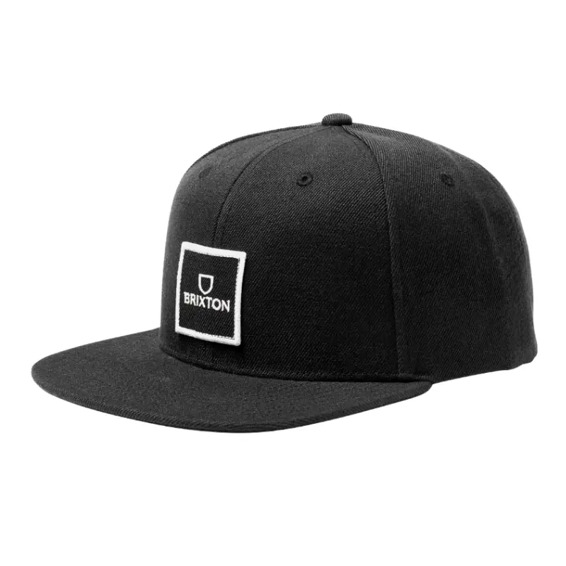 Alpha Square MP Snapback Cap - Black/Black
