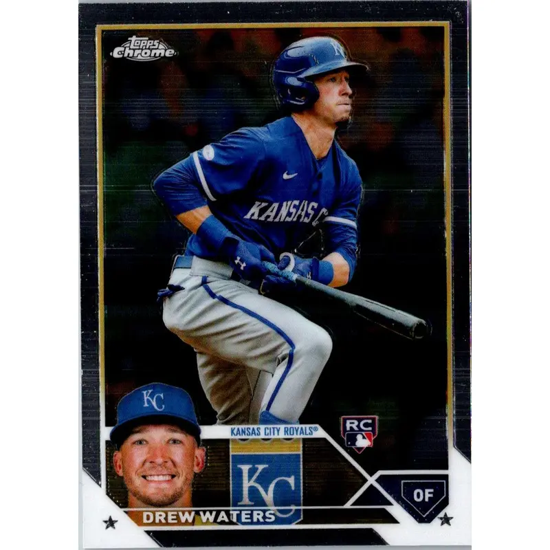 2023 Topps Chrome Drew Waters #147 Rookie