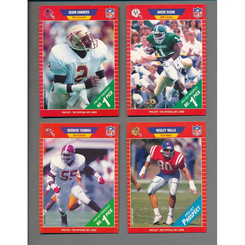 1989 Pro Set Football Complete Series 2 Set (100) NM/MT MT