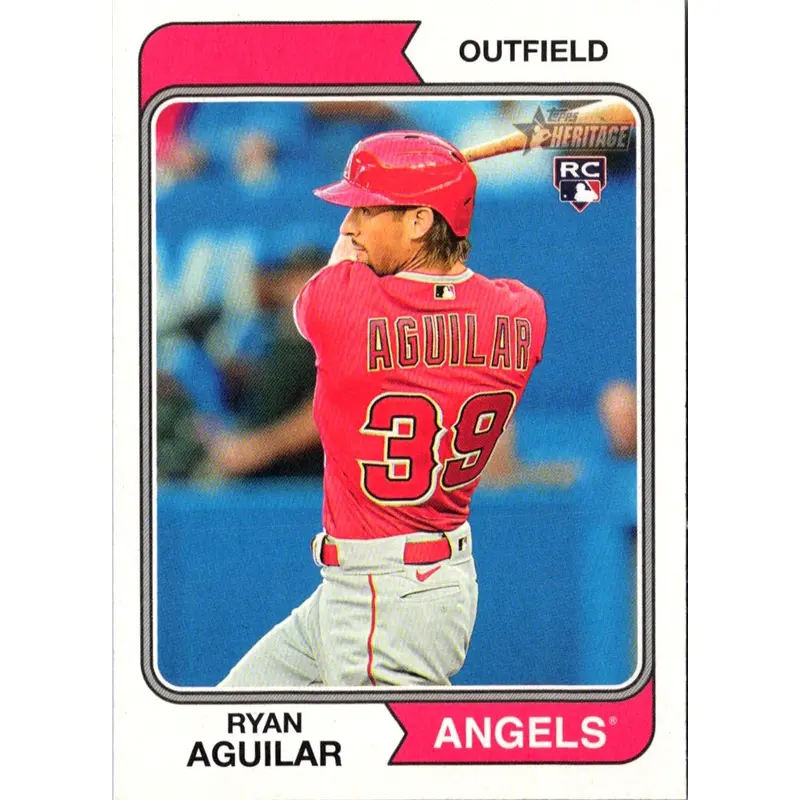 2023 Topps Heritage Ryan Aguilar #309 Rookie
