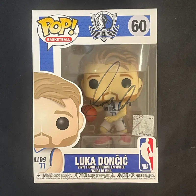 Luka Doncic Signed Funko Pop! #60 PSA/DNA Auto Mavericks