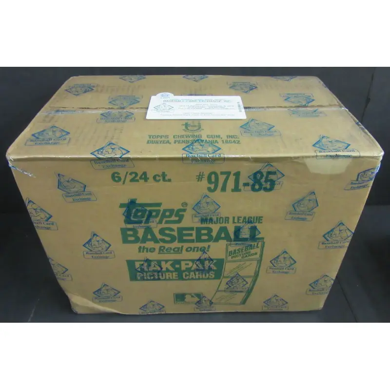 1985 Topps Baseball Rack Pack Case (6 Box) (BBCE)