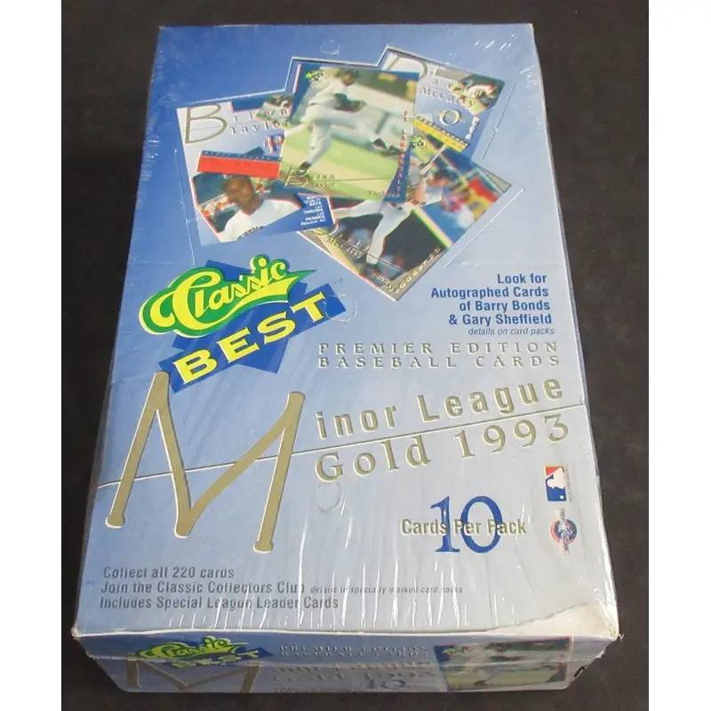 1993 Classic Best Minor League Gold Baseball Box (36/10)