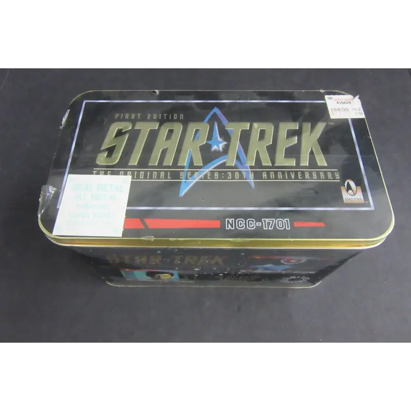 1996 Metallic Impression Star Trek Collector Cards Box (Tin)