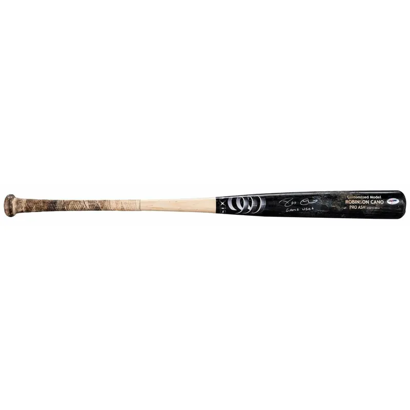 2011 Robinson Cano Game Used & Signed Axis Custom Model Bat PSA DNA Graded 9!