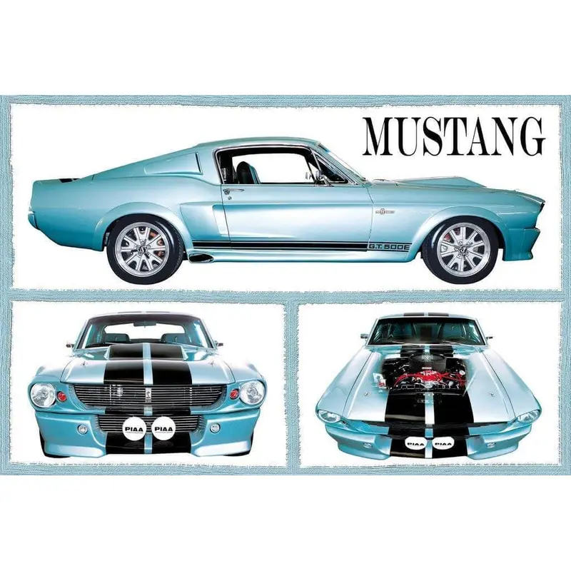 Ford Mustang Shelby 1967 GT500E Poster - Wizard and Genius Posters Inc.