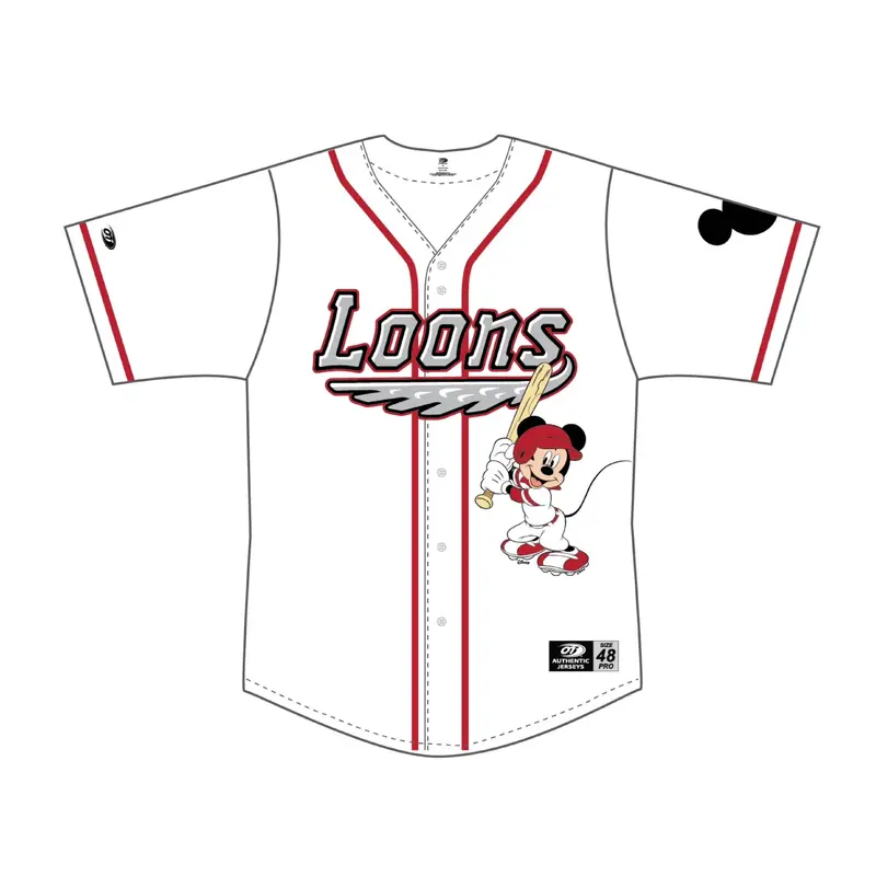 Great Lakes Loons OT Sports Mickey Mouse Replica Jersey - Youth