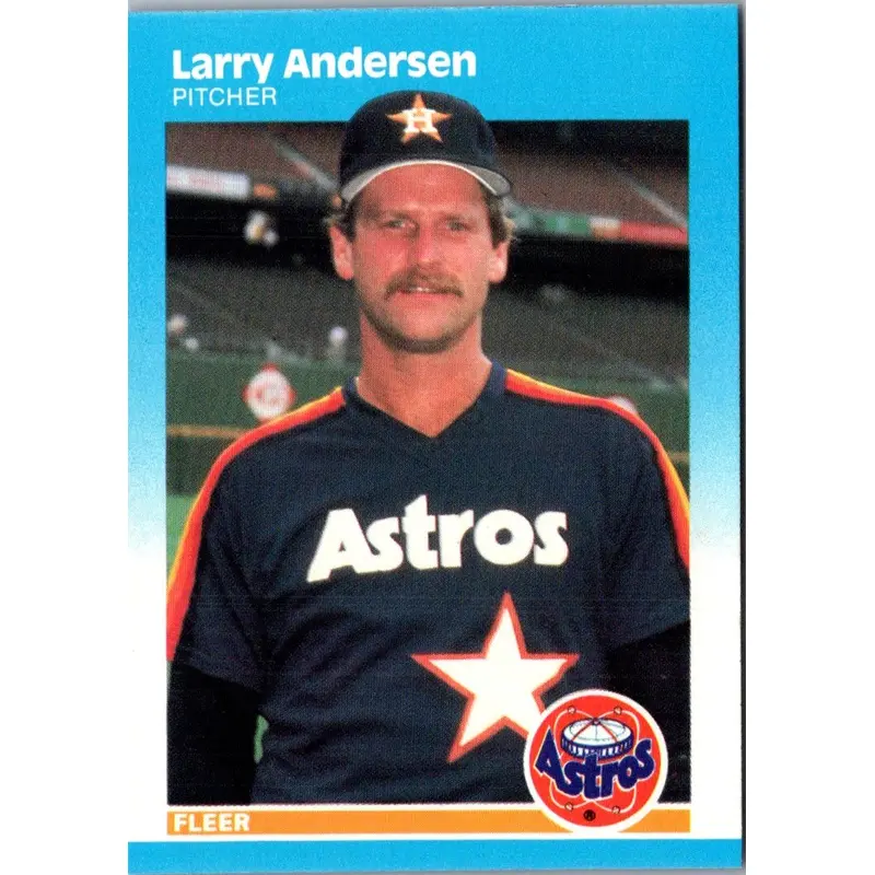 1987 Fleer Larry Andersen #49