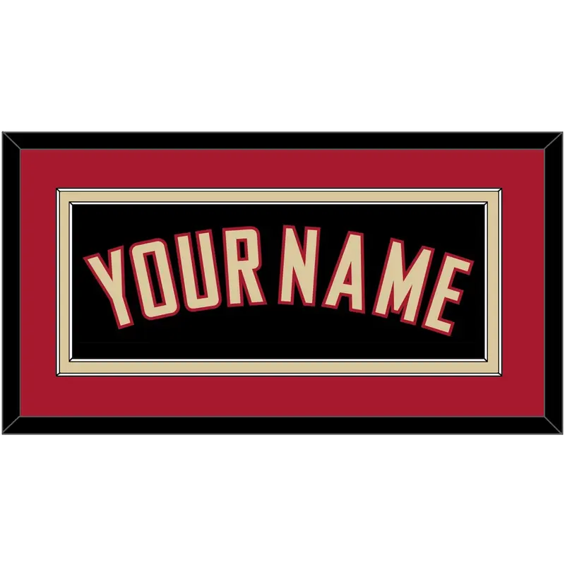 Arizona Name - Alternate Black (2020-2023) - Double Mat 3