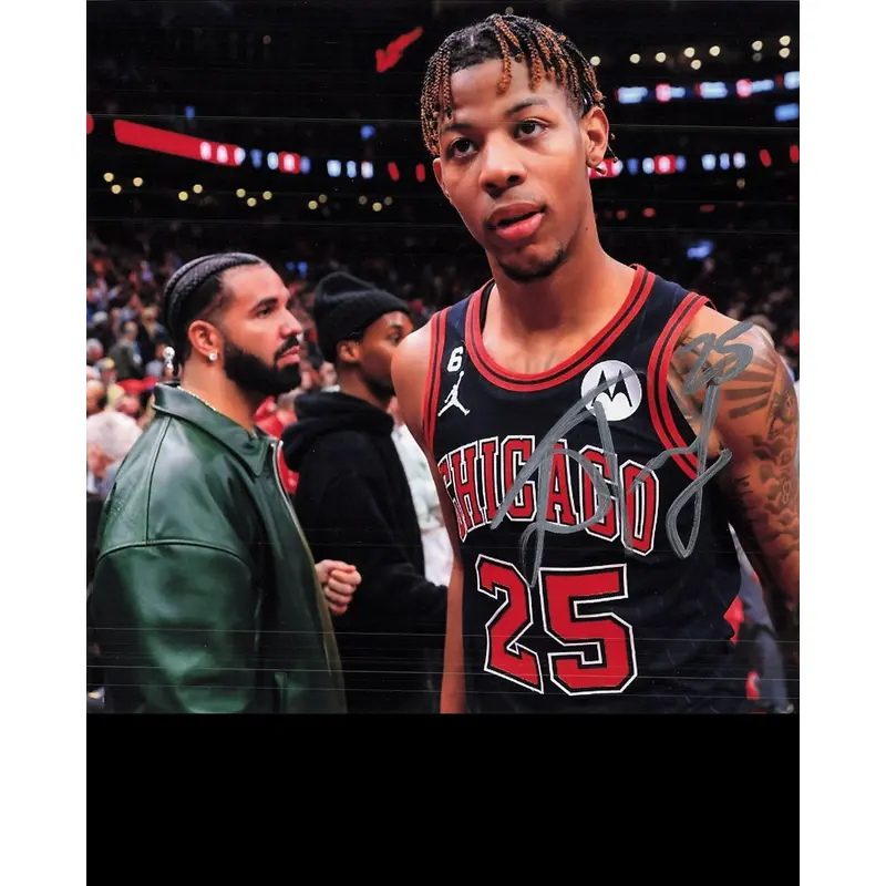 DALEN TERRY signed 8x10 Photo PSA/DNA Chicago Bulls
