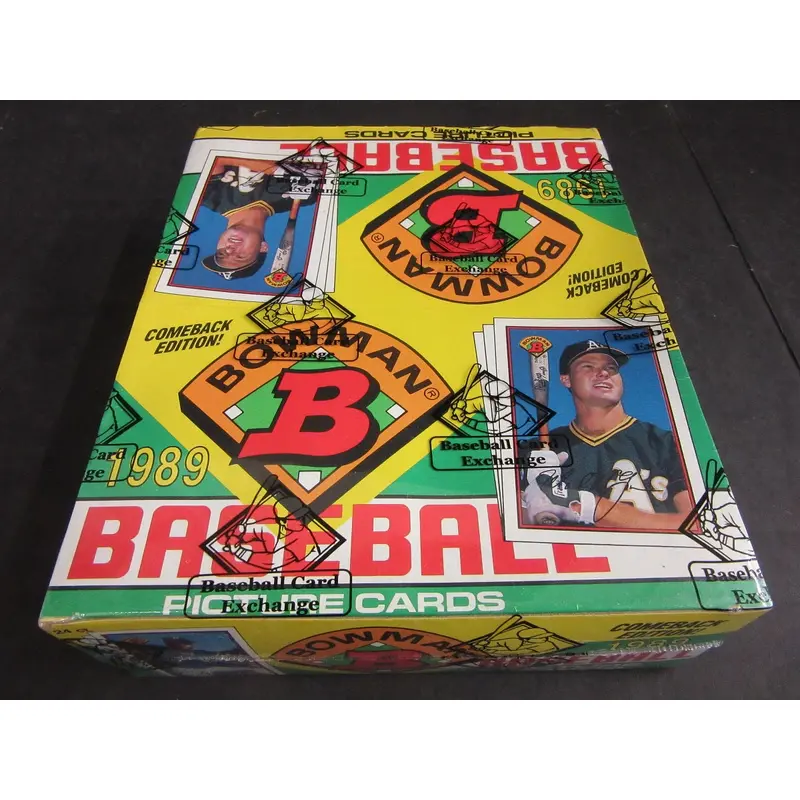 1989 Bowman Baseball Unopened Rack Box (FASC)