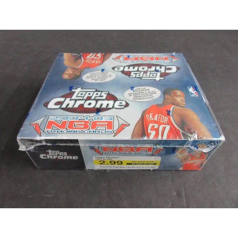 2004/05 Topps Chrome Basketball Box (Retail) (Priced) (24/4)