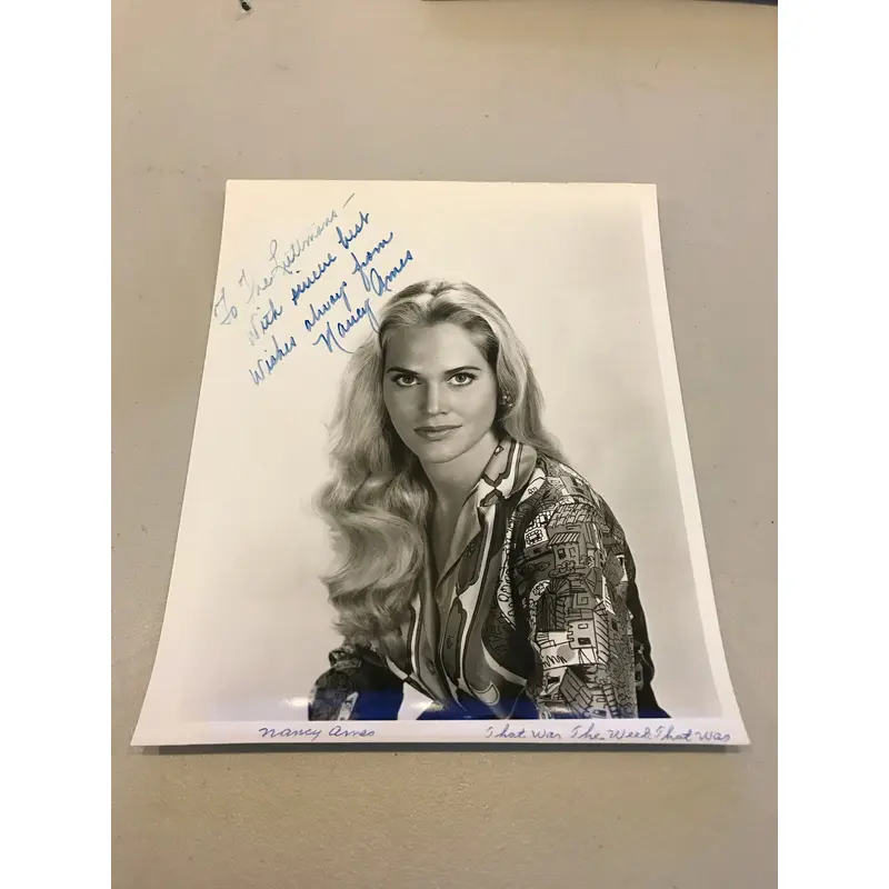 Vintage 1960's NANCY AMES FOLK SINGER Signed Autographed Photo JSA COA