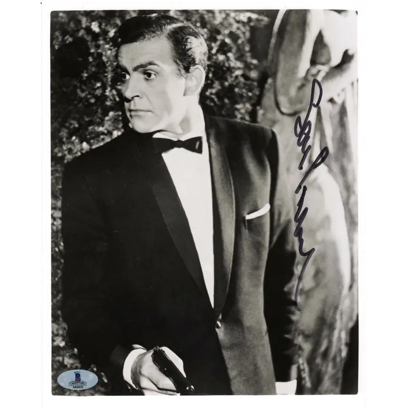 Sean Connery James Bond 007 Authentic Signed 8x10 Photo Autographed BAS #A02031